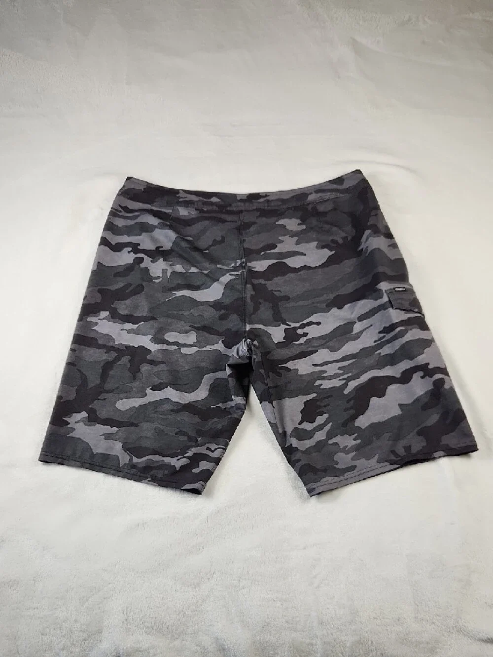 O'Neill Men's Hyperfreak‎ Boardshorts Grey And Black Camo Size 36